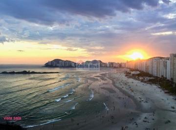 Apartamento · 375m² · 5 Quartos · 2 Vagas · Apartamento pé na areia, com vista mar deslumbrante e permanente, no Guarujá.