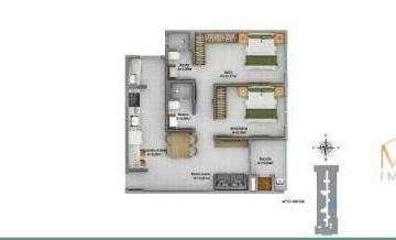 0b535cc9bf3b77697c1f5404a90967af4a2f839d · Apartamento com 2 dormitórios à venda, 63 m² por R$ 720.000,00 - Ingleses Norte - Florianópolis/SC