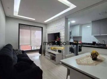 Sala · Apartamento com 2 dormitórios à venda, 60 m² por R$ 590.000,00 - Parque das Nações - Santo André/SP