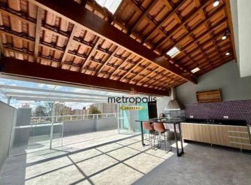 Área Gourmet · Cobertura com 3 dormitórios à venda, 140 m² por R$ 800.000,00 - Vila Valparaíso - Santo André/SP