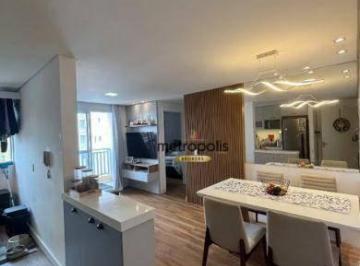 Sala de jantar · Apartamento com 2 dormitórios à venda, 50 m² por R$ 370.000,00 - Santa Terezinha - São Bernardo do C
