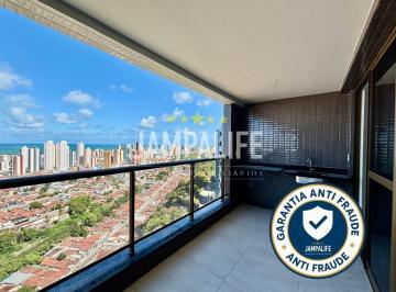 Apartamento · 62m² · 2 Quartos · 2 Vagas · Apartamento andar alto com vista mar definitiva - Brisamar