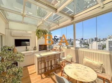 Casa · 117m² · 3 Quartos · 3 Vagas · B&A Vende Cobertura reformada com vista livre, 3 suítes, varanda gourmet e 3 vagas na Mena B