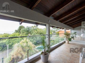 Casa · 456m² · 3 Quartos · 4 Vagas · Sobrado com vista para Rio, 3 quartos, 2 suites, pátio, piscina, vaga para 4 car