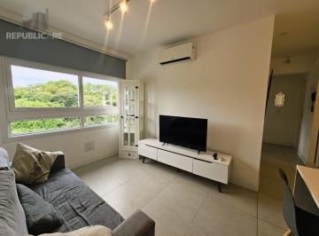 Apartamento · 45m² · 2 Quartos · 1 Vaga · Apartamento mobiliado, 2 dormitórios, com vaga escriturada - Cidade Baixa