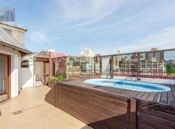 Apartamento · 207m² · 2 Quartos · 2 Vagas · Cobertura no bairro Petrópolis de 2 dormitórios 2 vagas e piscina