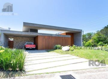Casa · 389m² · 4 Quartos · 4 Vagas · A Casa Le Mans, uma residência térrea de esquina com 389,48m2 de área coberta