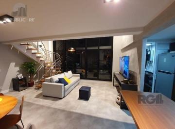 Apartamento · 74m² · 1 Quarto · 2 Vagas · Excelente apartamento Duplex de 74m² com 01 suíte e 2 vagas.