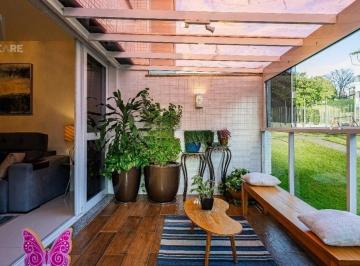 Apartamento · 108m² · 3 Quartos · 2 Vagas · Garden Semimobiliado com 3 Dormitórios e Terraço na Chácara das Pedras