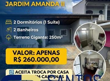 Foto 01 · oportunidade de negocio para investimento no Jardim Amanda II, Hortolândia - SP