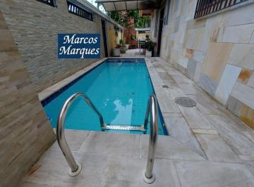 Casa de 4 quartos, Santos · Casa com piscina e quintal no Embaré com 4 dormitórios e garagem para 3 carros