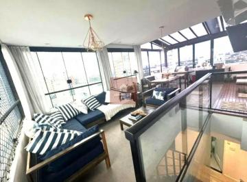 Apartamento · 140m² · 3 Quartos · 1 Vaga · Cobertura duplex mobiliado a venda em Moema.
