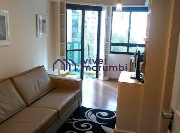 Apartamento · 58m² · 1 Quarto · 1 Vaga · Apartamento Duplex mobiliado no Itaim Bibi