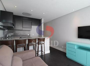 Apartamento · 45m² · 1 Quarto · 1 Vaga · Apartamento duplex 45m2 em Moema, mobiliado, sala, suite, 2 banheiros, lazer completo e 1 vaga.