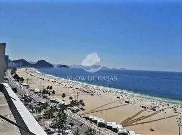 Apartamento · 100m² · 3 Quartos · Apartamento frente para a Praia em Copacabana  -  Rio de Janeiro