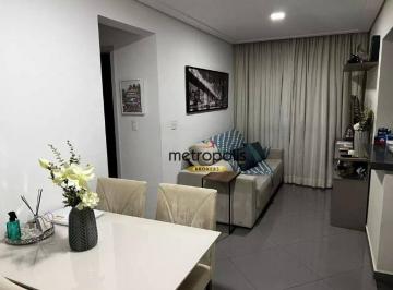 Sala · Apartamento com 2 dormitórios para alugar, 62 m² por R$ 3.480,00/mês - Olímpico - São Caetano do Sul