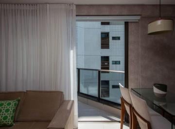 Apartamento · 42m² · 1 Quarto · 1 Vaga · Apartamento para alugar no Edf. Ivani Silvestre, na Av. Boa Viagem – 42,72m², 1 quarto, beira-mar |