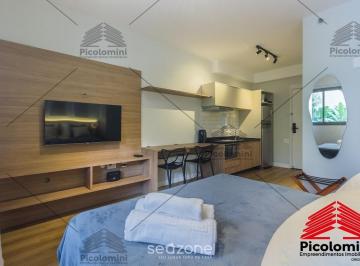 Foto 01 · Studio à venda no Paraíso, 1 quarto, sacada, 1 banheiro, mobiliado, planejados, ar condicionado, 29 