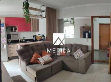 Sala · Apartamento com 2 dormitórios à venda, 55 m² por R$ 386.000,00 - Vila Aquilino - Santo André/SP