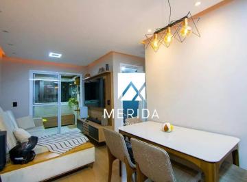 Sala · Apartamento com 2 dormitórios à venda, 52 m² por R$ 540.600,00 - Vila Scarpelli - Santo André/SP