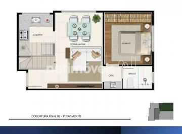 Apartamento · 74m² · 1 Quarto · Studio cobertura duplex na planta à venda no Sagrada Família