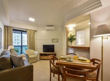 Apartamento · 45m² · 1 Quarto · 1 Vaga · Apartamento Flat, com 45,33 metros de área útil, para veda, no Itaim Bibi
