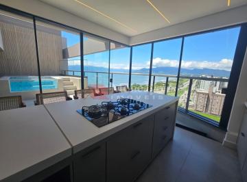 Apartamento · 190m² · 3 Quartos · 4 Vagas · Apartamento cobertura com 3 suítes frente mar no Indaiá.