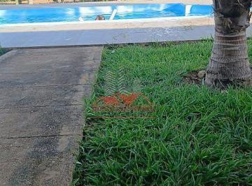 Infraestrutura de sede completa: Área de lazer com piscina e jardim gramado. Propriedade pronta para moradia ou recepção de investidores, unindo o útil ao agradável em Niquelândia-GO. · Fazenda em Niquelândia GO: 392 Alq. com 700ha de Lavoura