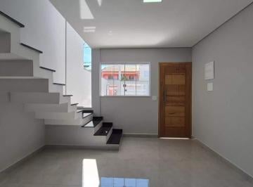 Casa · 140m² · 3 Quartos · 2 Vagas · Sobrado 3 suítes com 2 vagas em Vila Camilópolis, Santo André – Financia e aceita Permuta