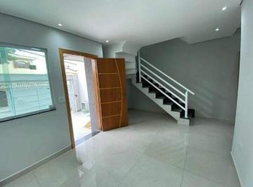 Casa · 154m² · 2 Quartos · 2 Vagas · Sobrado com 2 suítes, 2 vagas e amplo espaço em Vila Curuçá, Santo André – Financia