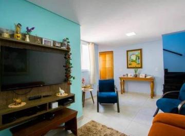 Apartamento · 88m² · 3 Quartos · 1 Vaga · Cobertura Residencial 3 Quartos com Varanda Gourmet em Vila Scarpelli, Santo André – Financiamento S