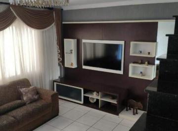 Casa · 217m² · 3 Quartos · 4 Vagas · Sobrado Residencial 3 Quartos com 2 Suítes em Santo André (Vila Linda) – Financiamento Aceito