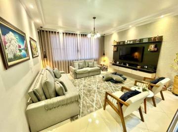 Casa · 182m² · 3 Quartos · 4 Vagas · Sobrado Residencial com 3 Suítes, 4 Vagas e Mobília Completa em Santo André – Financia/Permuta