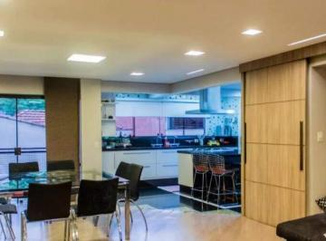 Casa · 262m² · 3 Quartos · 4 Vagas · Sobrado Residencial com 3 quartos, varanda gourmet e 4 vagas em Vila Alzira, Santo André