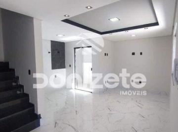 Casa · 80m² · 2 Quartos · 2 Vagas · Sobrado Residencial à Venda em Vila Camilópolis, Santo André – 2 suítes, 2 vagas