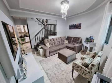 Casa · 130m² · 3 Quartos · 2 Vagas · Sobrado Residencial com 3 Quartos (1 Suíte) e 2 Vagas em Santo André – Financiamento Aceito