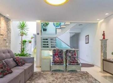 Casa · 195m² · 3 Quartos · 4 Vagas · Sobrado Residencial em Vila Santa Teresa, Santo André – 3 Suítes, 4 Vagas, Financia