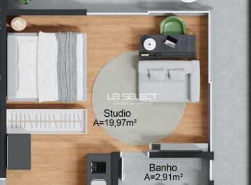 2874347923bf0ef87b10a7f3ad16ed776ac86e04 · Studio com 1 dormitório à venda, 36 m² por R$ 436.440,00 - Tibery - Uberlândia/MG