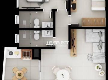 3d7d99599be1b36eed5f1599d49c310c9f54bc71 · Apartamento com dois quartos, uma suite e área goumet.