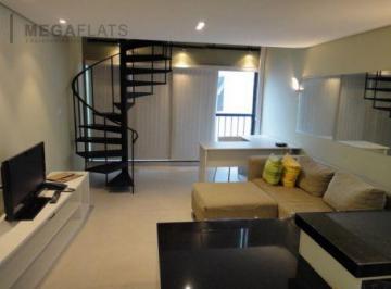Apartamento · 44m² · 1 Vaga · FLAT DUPLEX PARA LOCAÇÃO NA BELA VISTA PARK LANE!