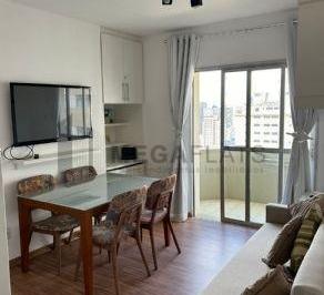 Apartamento · 42m² · 1 Quarto · 1 Vaga · Apartamento para locação na Bela Vista: 1 quarto, 1 sala, 1 banheiro, 1 vaga - São Paulo-SP - 42,00 