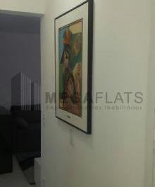 Apartamento · 44m² · 1 Vaga · FLAT AO LADO DO PARQUE IBIRAPUERA PARA LOCAÇÃO (REFORMADO)!