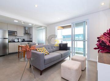 Apartamento · 57m² · 1 Quarto · 1 Vaga · Apartamento mobiliado à venda na Vila Madalena com 1 quarto e 1 vaga