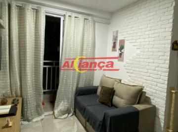 Apartamento · 36m² · 1 Quarto · 1 Vaga · APARTAMENTO ANDAR ALTO, QUARTO, SALA, SACADA, PLANEJADOS, PISCINA, TRIUNFO (BONSUCESSO), GUARULHOS