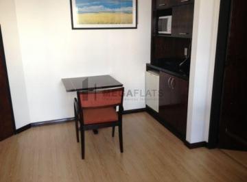 Apartamento · 32m² · 1 Quarto · 1 Vaga · Apartamento para locação em Indianópolis, São Paulo-SP: 1 quarto, 1 banheiro, 1 vaga de garagem, 32m