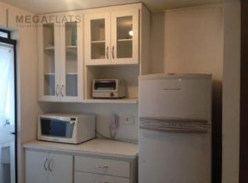 Apartamento · 42m² · 1 Quarto · 1 Vaga · Aluguel de Apartamento na Vila Nova Conceição, São Paulo-SP: 1 Quarto, 1 Sala, 1 Banheiro, 1 Vaga de