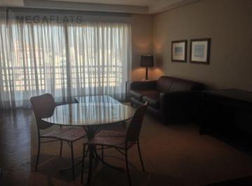 Apartamento · 52m² · 1 Quarto · 1 Vaga · Aluguel de Apartamento de Luxo em Pinheiros, São Paulo-SP: 1 Quarto, 1 Suíte, 2 Salas, 1 Vaga de Gar