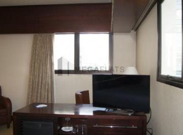 Apartamento · 28m² · 1 Quarto · 1 Vaga · Apartamento para locação em São Paulo-SP, Cidade Monções: 1 quarto, 1 sala, 1 banheiro, 1 vaga, 28m²