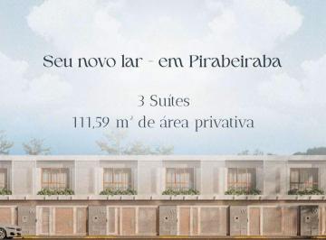 Casa · 111m² · 3 Quartos · 2 Vagas · Sobrado Geminado 3 Suítes no Centro de Pirabeiraba