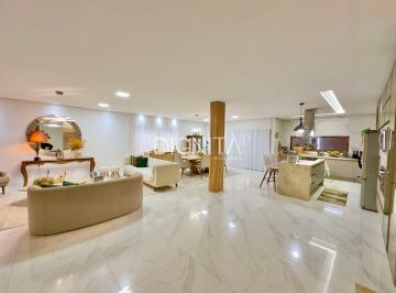 Casa · 408m² · 4 Quartos · 4 Vagas · Casa de luxo com Vista Permanente para Área Verde Porteira Fechada- Alphaville Ceará I